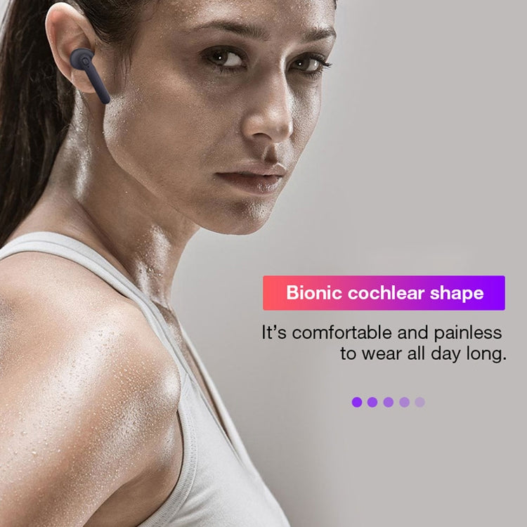 Écouteurs sans fil Bluetooth 5.0 étanches IPX DT-5 avec boîtier de charge magnétique, prise en charge des appels et fonction Power Bank.
